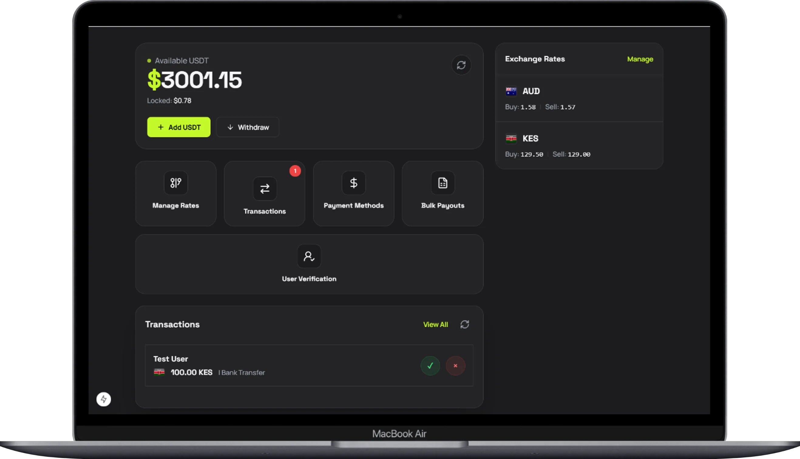 Merchant Dashboard